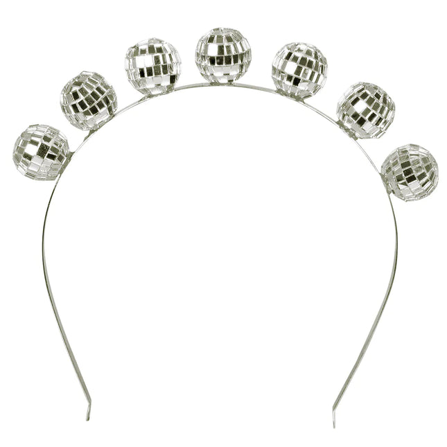 Feestbazaar Tiara Disco met Discoballen