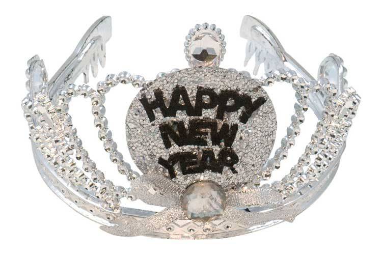 Feestbazaar Tiara Happy New Year met LED