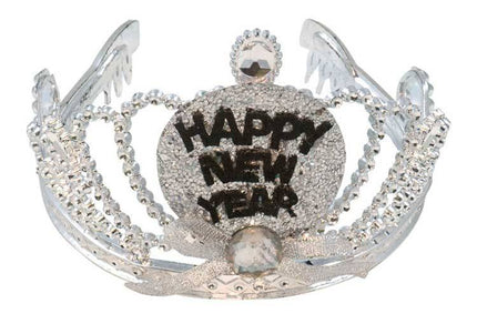 Feestbazaar Tiara Happy New Year met LED