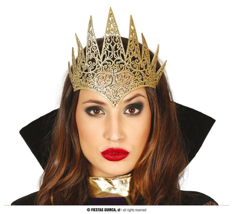 Feestbazaar Tiara Koningin Goud