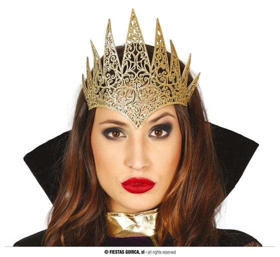 Feestbazaar Tiara Koningin Goud