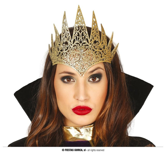 Feestbazaar Tiara Koningin Goud
