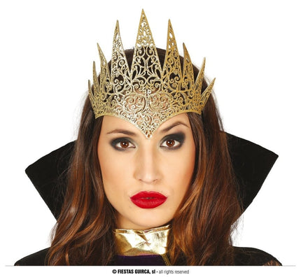 Feestbazaar Tiara Koningin Goud