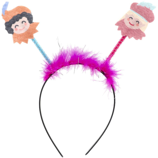 Feestbazaar Tiara met twee Pietjes
