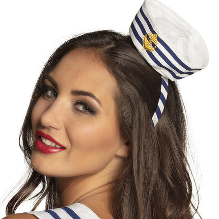 Feestbazaar Tiara Navy Sailor