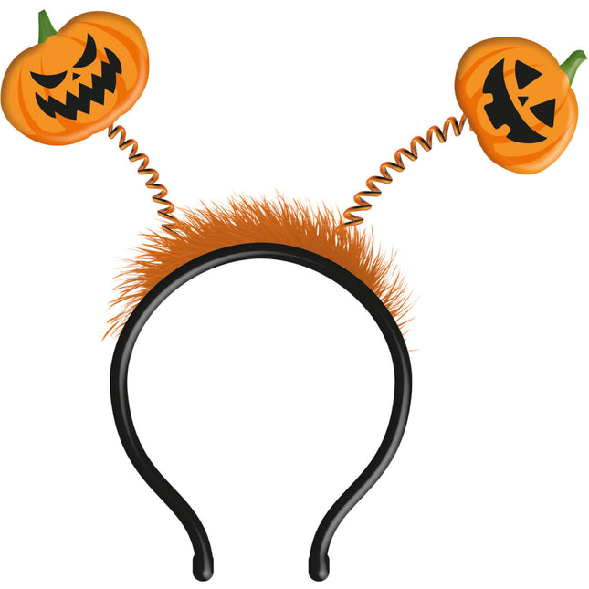 Feestbazaar Tiara Pompoenen Happy Halloween