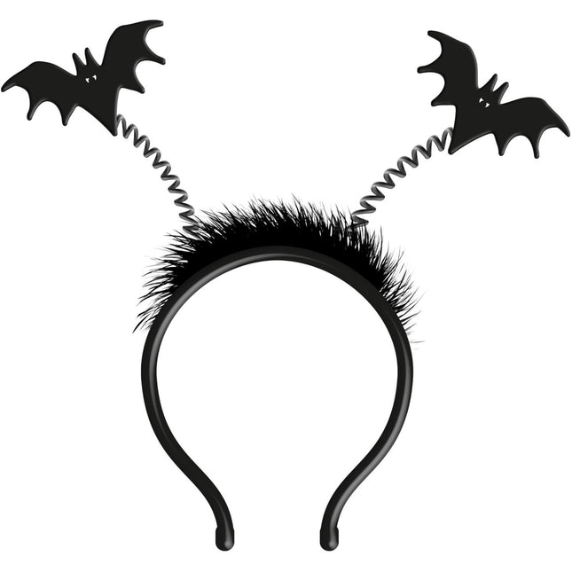 Feestbazaar Tiara Vliegende Vleermuizen Happy Halloween
