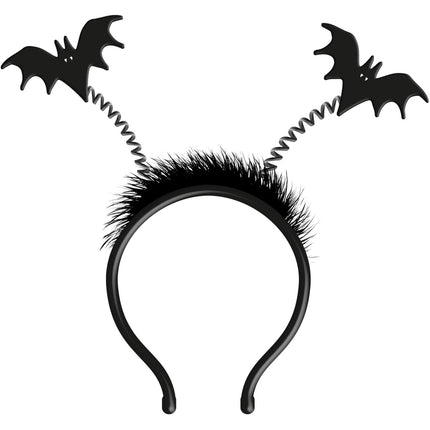 Feestbazaar Tiara Vliegende Vleermuizen Happy Halloween
