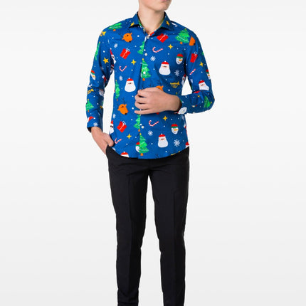 Feestbazaar Tiener Blouse Festivity Blue Opposuits