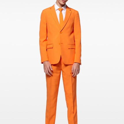 Feestbazaar Tiener Kostuum Oranje Opposuits
