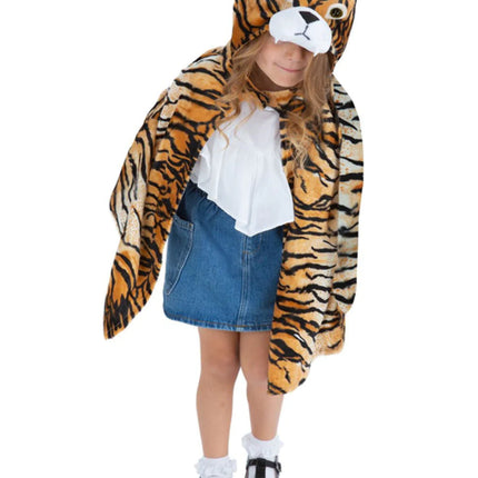 Feestbazaar Tijger Cape Kind Deluxe