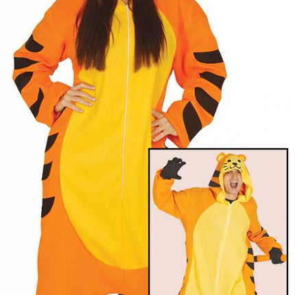 Feestbazaar Tijger onesie verkleedpak