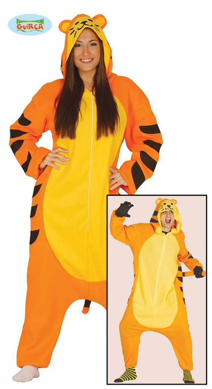 Feestbazaar Tijger onesie verkleedpak