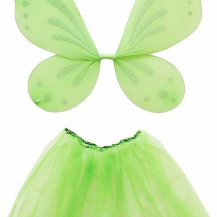 Feestbazaar Tinkerbell tutu en vleugels volwassen