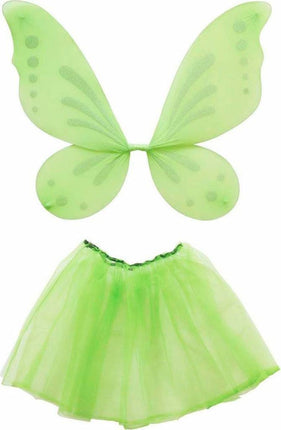 Feestbazaar Tinkerbell tutu en vleugels volwassen