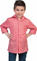 Feestbazaar Tiroler blouse kind rood