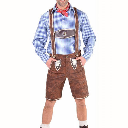 Feestbazaar Tiroler broek bruin Jurgen