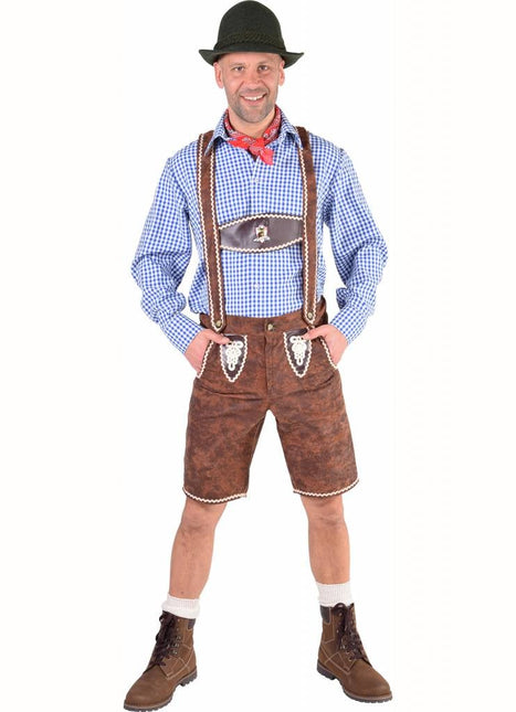 Feestbazaar Tiroler broek bruin Jurgen