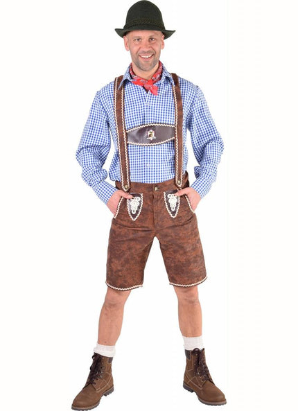 Feestbazaar Tiroler broek bruin Jurgen