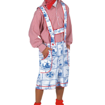 Feestbazaar Tiroler broek delfts blauw