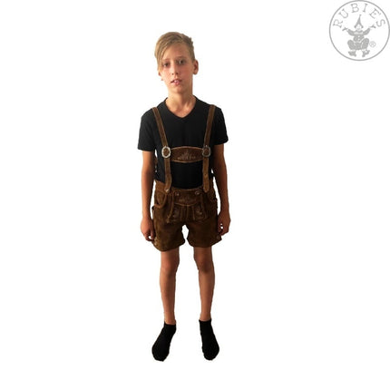 Feestbazaar Tiroler broek jongens Leder