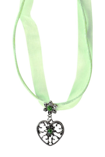 Feestbazaar Tiroler ketting licht groen