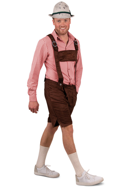 Feestbazaar Tiroler Ruitjesblouse Franz