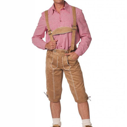 Feestbazaar Tirolerhose de luxe man camel