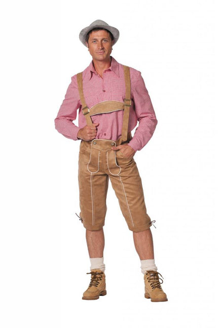 Feestbazaar Tirolerhose de luxe man camel