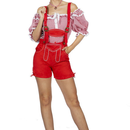 Feestbazaar Tirolerhose de luxe rood