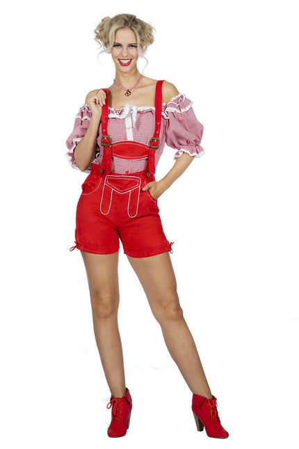 Feestbazaar Tirolerhose de luxe rood