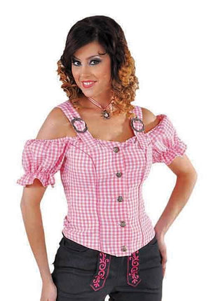 Feestbazaar Tirools blousje elite roze