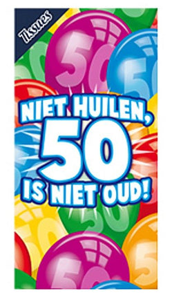 Feestbazaar Tissuebox 50 jaar