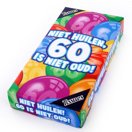 Feestbazaar Tissuebox 60 jaar