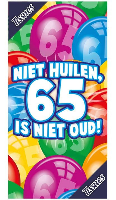 Feestbazaar Tissuebox 65 jaar