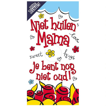 Feestbazaar Tissuebox - Niet huilen mama, Je bent nog niet oud