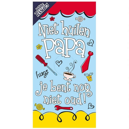 Feestbazaar Tissuebox - Niet huilen papa, Je bent nog niet oud