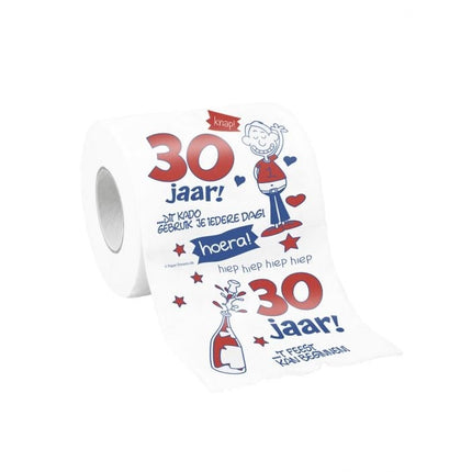 Feestbazaar Toiletpapier 30 jaar man