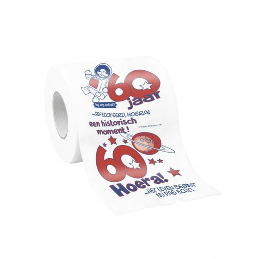 Feestbazaar Toiletpapier 60 jaar