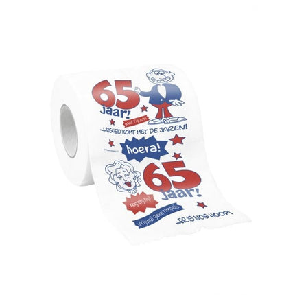 Feestbazaar Toiletpapier 65 jaar