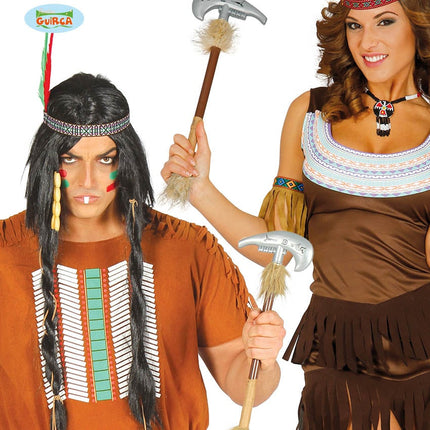 Feestbazaar Tomahawk Indianen Bijl Lang