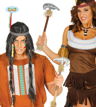 Feestbazaar Tomahawk Indianen Bijl Lang