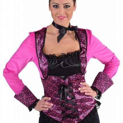 Feestbazaar Top burlesque pink