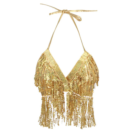 Feestbazaar Top Festival goud Dames