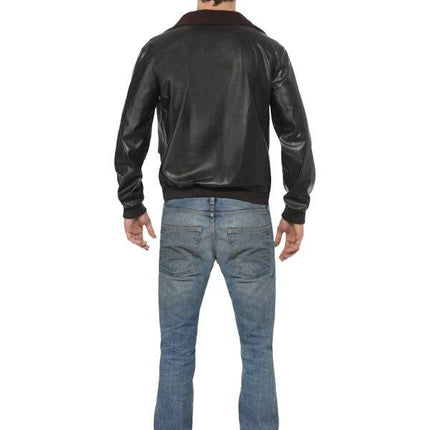 Feestbazaar Top Gun bomber jas zwart