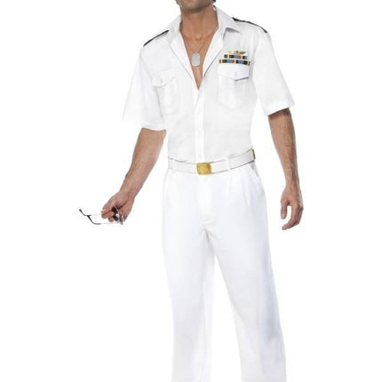 Feestbazaar Top Gun Captain kostuum