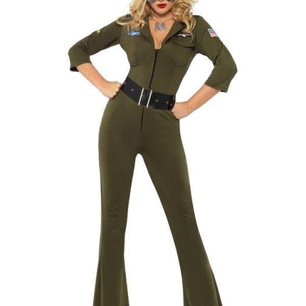 Feestbazaar Top Gun kostuum vrouw