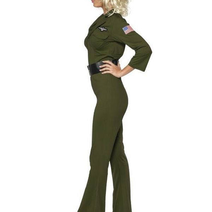 Feestbazaar Top Gun kostuum vrouw
