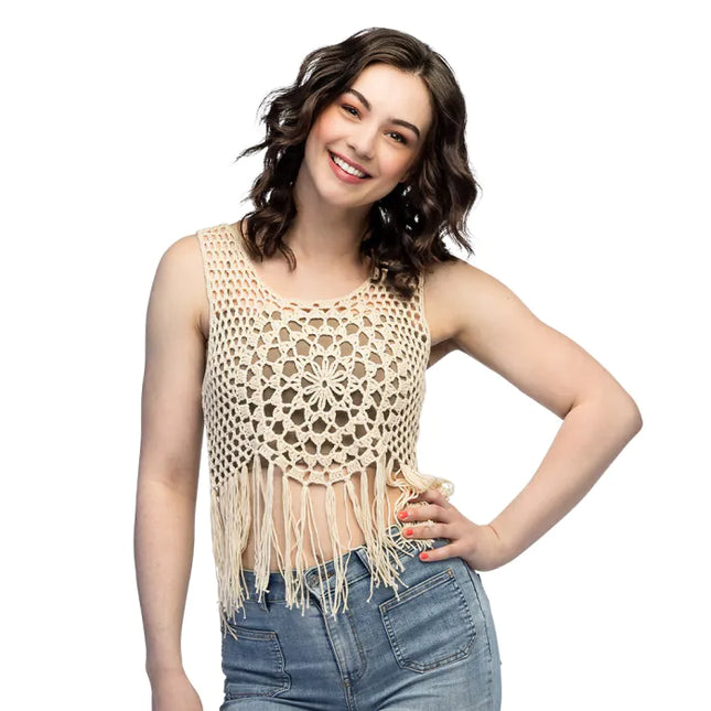 Feestbazaar Top Sun Loom Dames