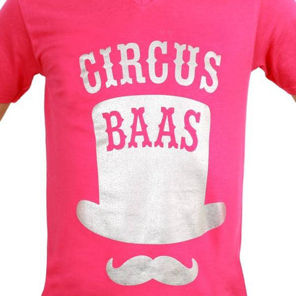Feestbazaar Toppers T-shirt man 'Circus Baas'